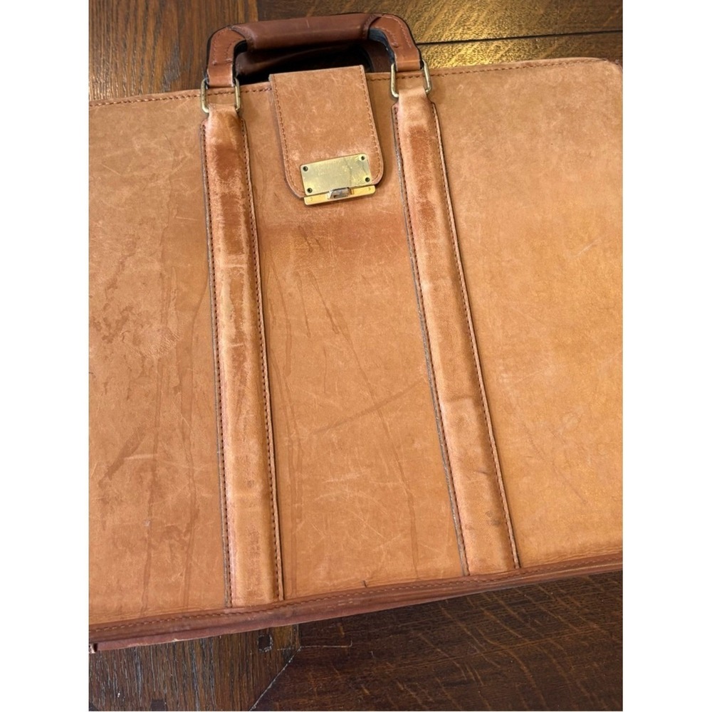 Coach || Briefbag Gladstone Style Briefcase Style 5420 British Tan - Picture 5 of 14
